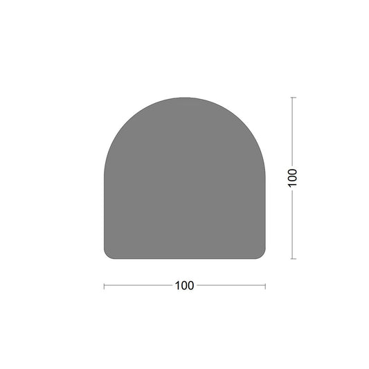 D fender rubber profile DS 100x100mm