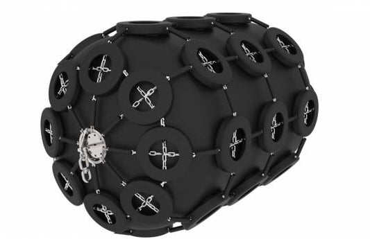 Pneumatischer Yokohama-Typ Fender mit Reifennetz